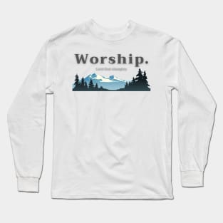 Worship Lord God Almighty Long Sleeve T-Shirt
